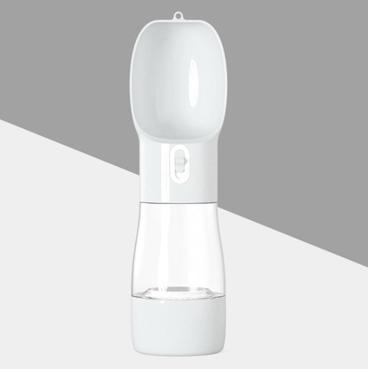 Portable Dog Water Bottle with Food Container – All-in-One Travel Hydration