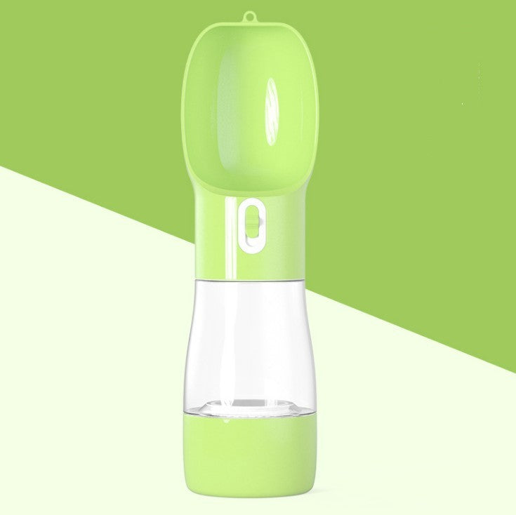Portable Dog Water Bottle with Food Container – All-in-One Travel Hydration